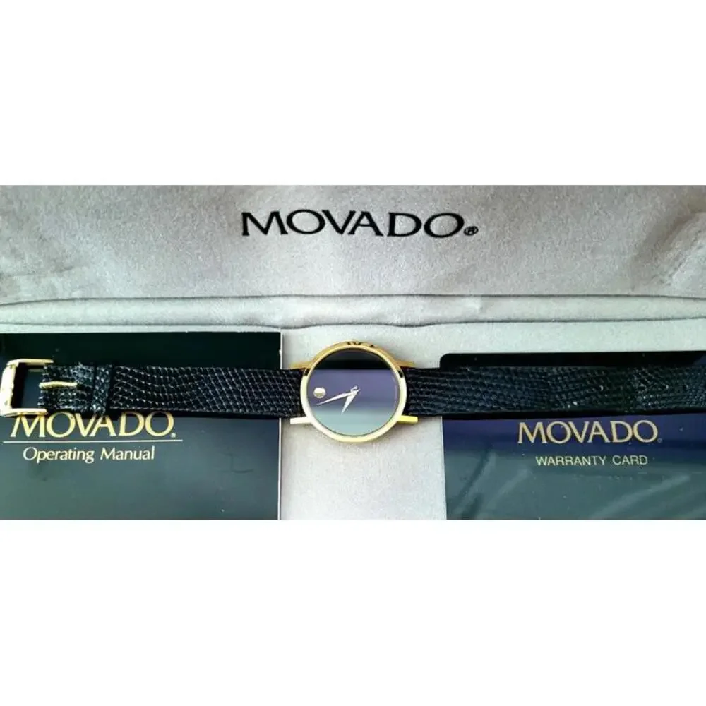 Movado Swiss Museum‎ Classic 87.45.882 18 With Box and Papers